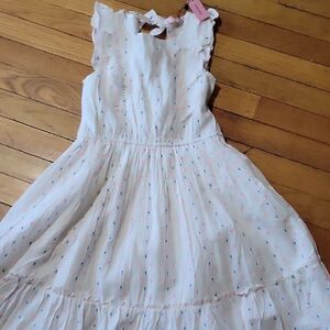 BCBGirls White Dress with Colorful Dots